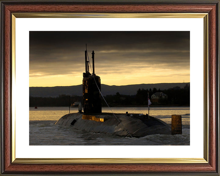 HMS Spartan S105 Submarine | Photo Print | Framed Print | Swiftsure Class | Royal Navy Hampshire Prints