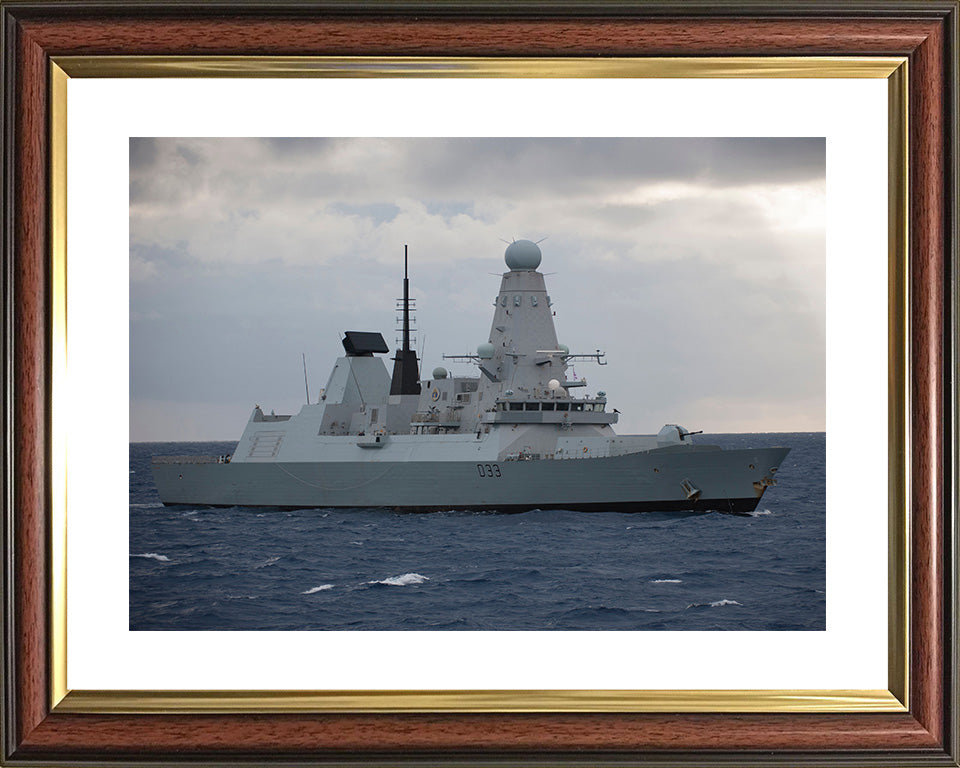 HMS Dauntless D33 Royal Navy Type 45 destroyer Photo Print or Framed Print - Hampshire Prints