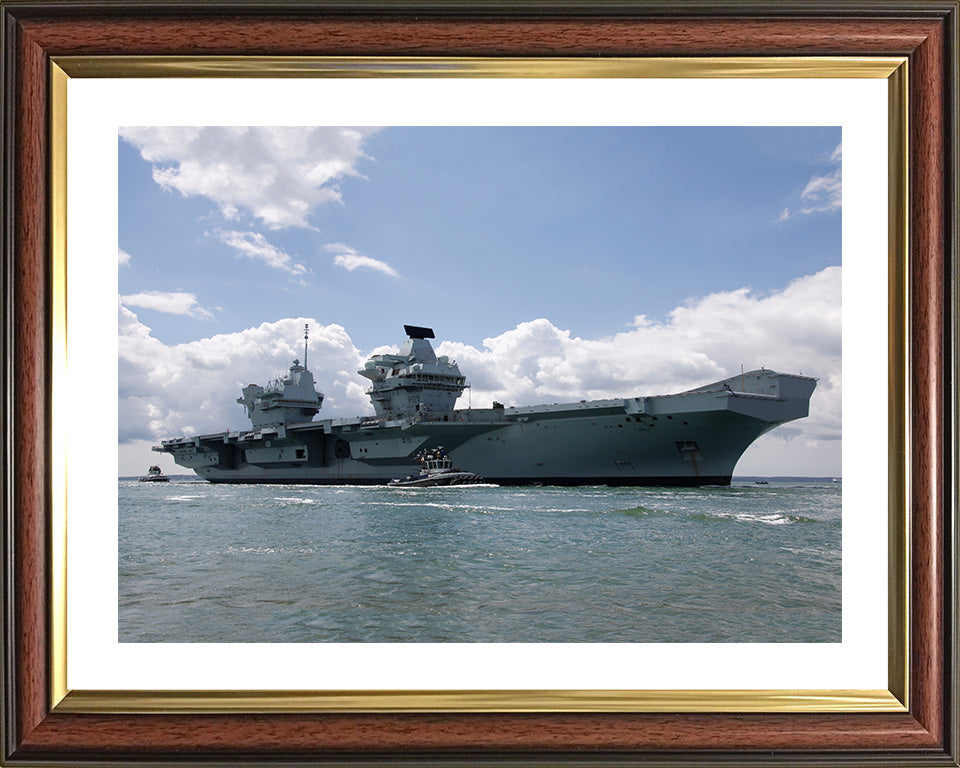 HMS Prince of Wales R09 | Photo Print | Framed Print | Queen Elizabeth Class | Aircraft Carrier | Royal Navy Hampshire Prints