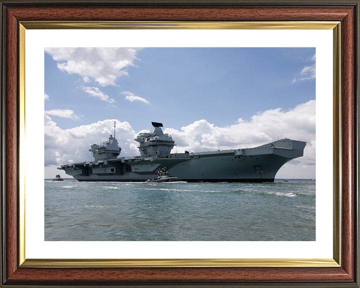 HMS Prince of Wales R09 | Photo Print | Framed Print | Queen Elizabeth Class | Aircraft Carrier | Royal Navy Hampshire Prints