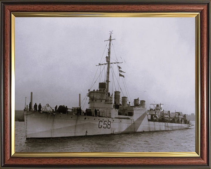 HMS Rockingham G58 | Photo Print | Framed Print | Poster | Destroyer | Royal Navy Hampshire Prints