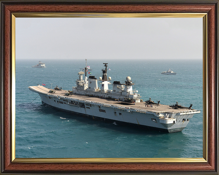 HMS Illustrious R06 | Photo Print | Framed Print | Invincible Class | Aircraft Carrier | Royal Navy Hampshire Prints