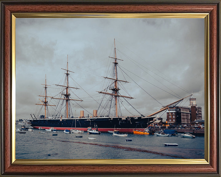 HMS Warrior 1860 | Photo Print | Framed Print | Poster | Steam-powered Armoured Frigate | Royal Navy Hampshire Prints
