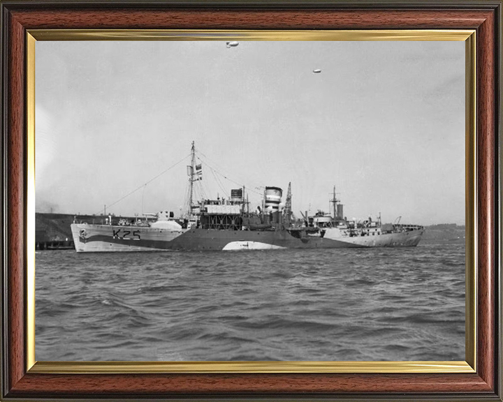 HMS Azalea K25 Royal Navy Flower class corvette Photo Print or Framed Print - Hampshire Prints