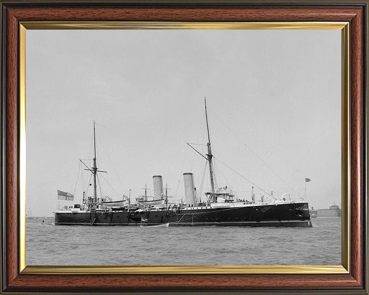 HMS Magicienne 1890 Royal Navy Marathon class Cruiser Photo Print or Framed Print - Hampshire Prints