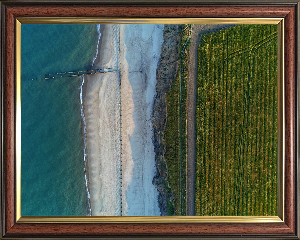 The North Norfolk Coast from above Photo Print - Canvas - Framed Photo Print - Hampshire Prints