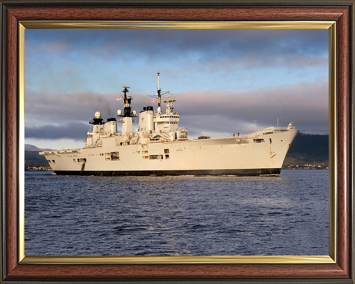 HMS Illustrious R06 Royal Navy Invincible class Aircraft Carrier Photo Print or Framed Print - Hampshire Prints