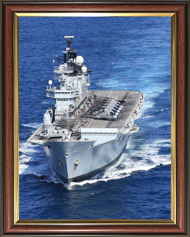 HMS Illustrious R06 | Photo Print | Framed Print | Invincible Class | Aircraft Carrier | Royal Navy Hampshire Prints