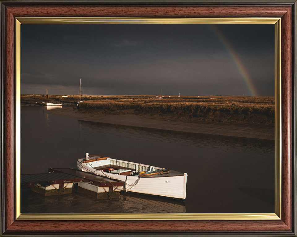 Rainbow over Blakeney Marshes Norfolk Photo Print - Canvas - Framed Photo Print - Hampshire Prints