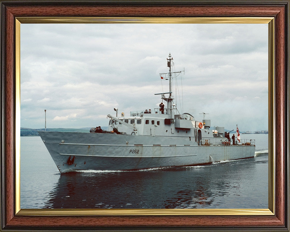 HMS Peterel P262 Royal Navy Bird class patrol vessel Photo Print or Framed Photo Print - Hampshire Prints