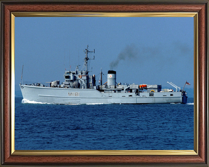 HMS Sheraton M1181 Royal Navy Ton Class Minesweeper Photo Print or Framed Photo Print - Hampshire Prints