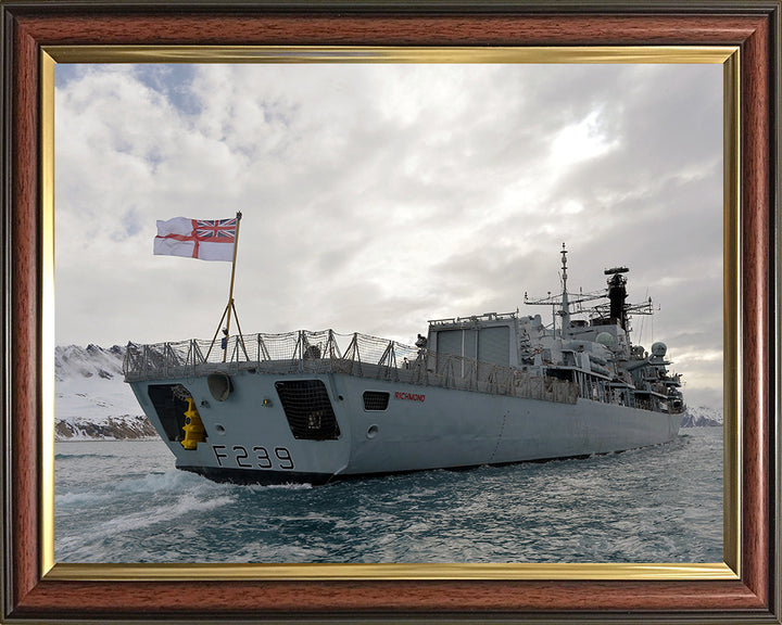 HMS Richmond F239 | Photo Print | Framed Print | Poster | Type 23 | Frigate | Royal Navy Hampshire Prints