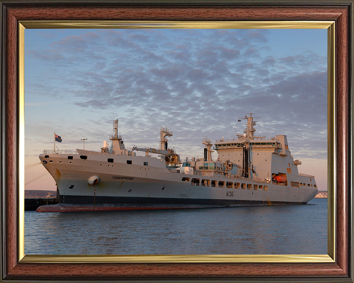 RFA Tidespring A136 | Photo Print | Framed Print | Tide class | Tanker | Royal Fleet Auxiliary Hampshire Prints