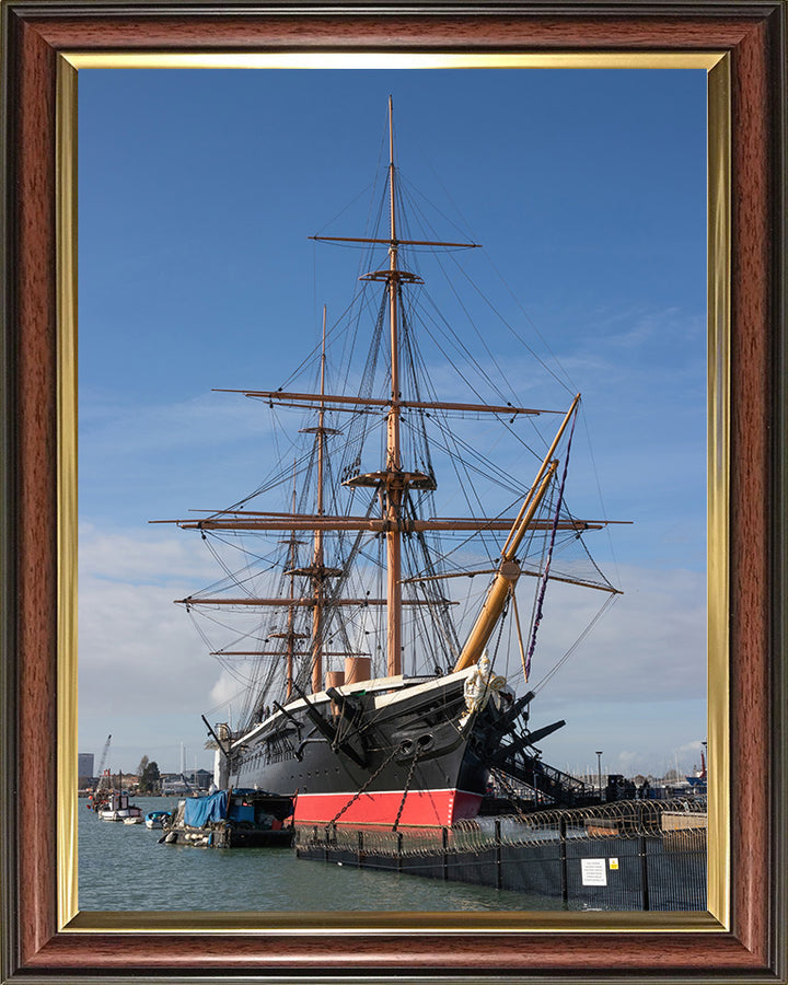 HMS Warrior 1860 | Photo Print | Framed Print | Poster | Steam-powered Armoured Frigate | Royal Navy Hampshire Prints