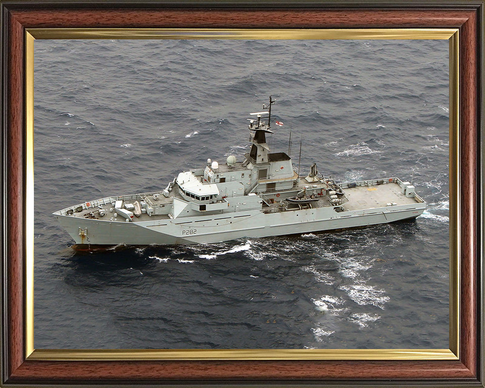 HMS Severn P282 Royal Navy River class offshore patrol vessel Photo Print or Framed Print - Hampshire Prints