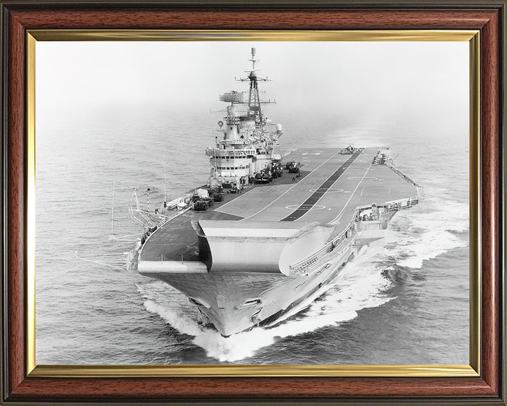 HMS Hermes R12 Royal Navy Centaur class Aircraft carrier Photo Print or Framed Print - Hampshire Prints