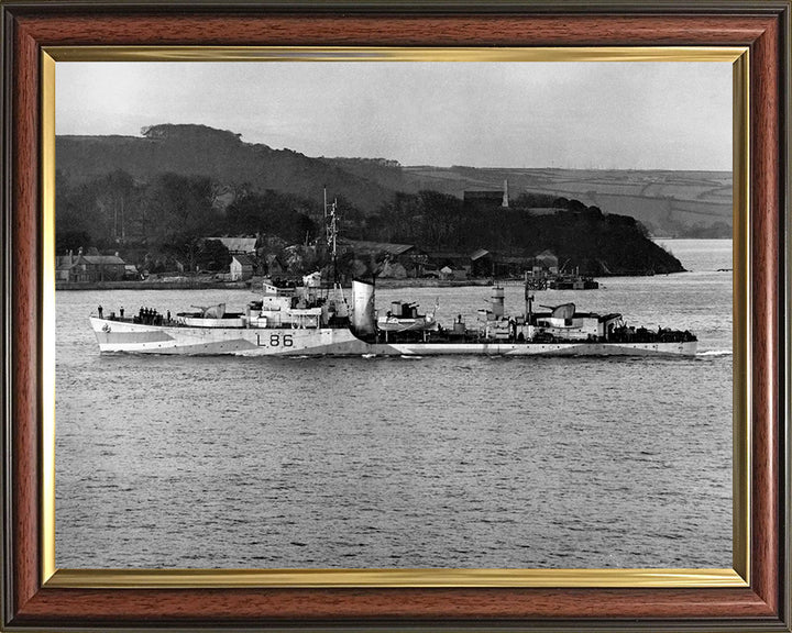 HMS Wensleydale L86 Royal Navy Hunt class destroyer Photo Print or Framed Print - Hampshire Prints