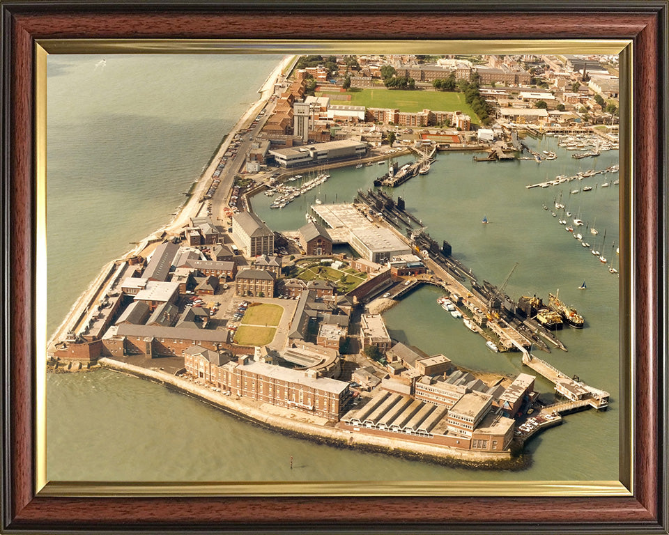 HMS Dolphin Royal Navy Submarine School From above Photo Print or Framed Photo Print - Hampshire Prints