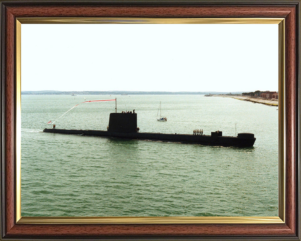 HMS Onyx S21 Royal Navy Oberon class Submarine Photo Print or Framed Print - Hampshire Prints