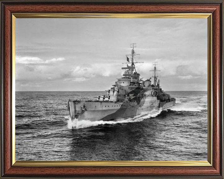 HMS Liverpool C11 Royal Navy Town class light cruiser Photo Print or Framed Print - Hampshire Prints