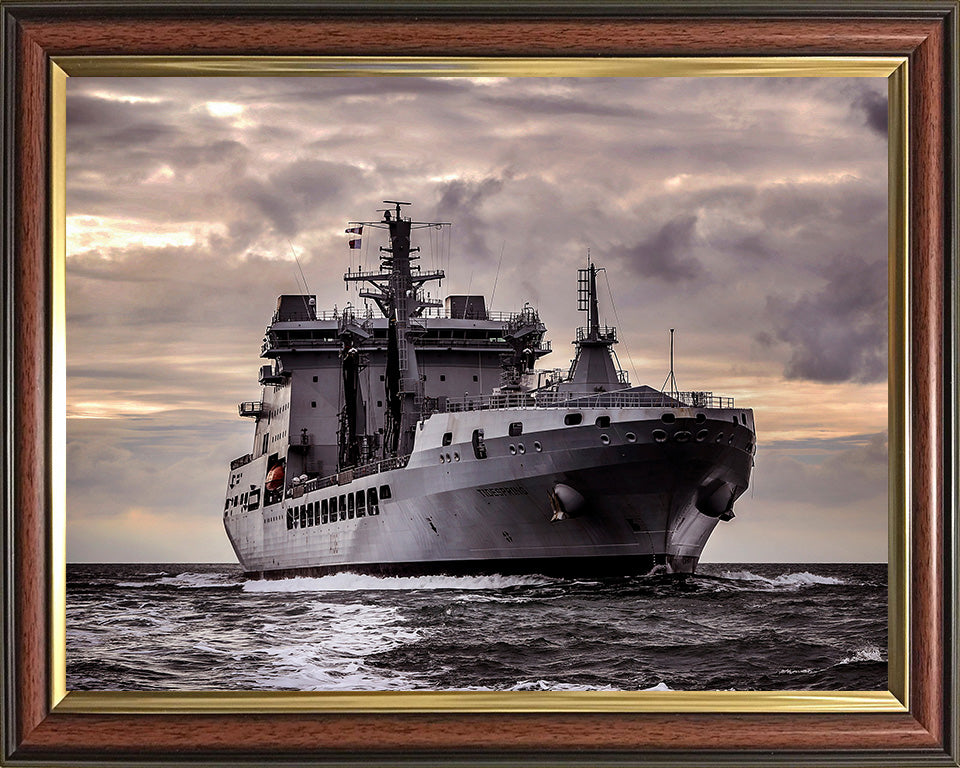 RFA Tidespring A136 | Photo Print | Framed Print | Tide class | Tanker | Royal Fleet Auxiliary Hampshire Prints
