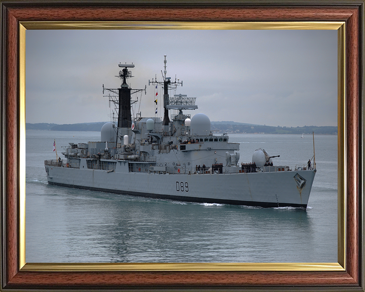 HMS Exeter D89 | Photo Print | Framed Print | Poster | Type 42 | Destroyer | Royal Navy Posters, Prints, & Visual Artwork Hampshire Prints 10 x 8 Classic Frame No