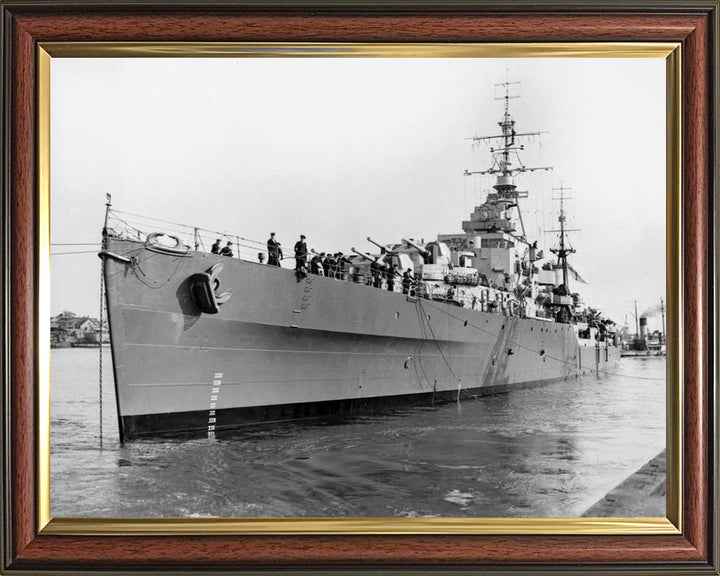 HMS Black Prince (81) Royal Navy Dido class light cruiser Photo Print or Framed Print - Hampshire Prints