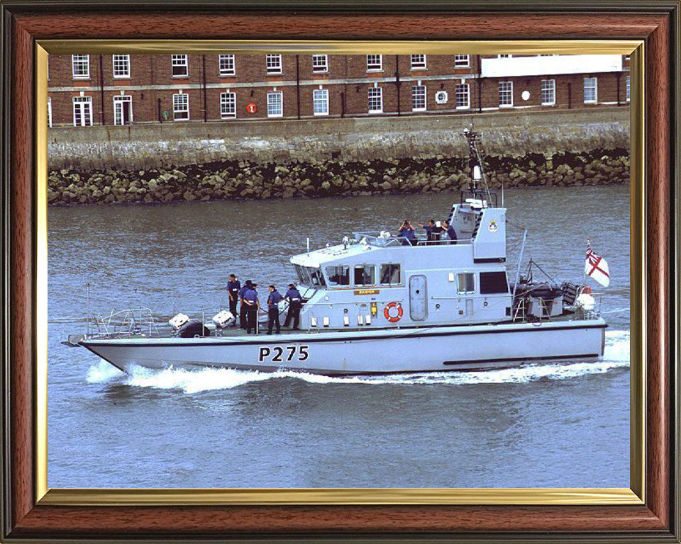 HMS Raider P275 Royal Navy Archer Class P2000 Patrol Vessel Photo Print or Framed Photo Print - Hampshire Prints