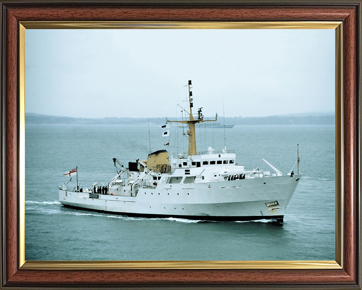 HMS Fawn A325 Royal Navy Bulldog class ship Photo Print or Framed Print - Hampshire Prints