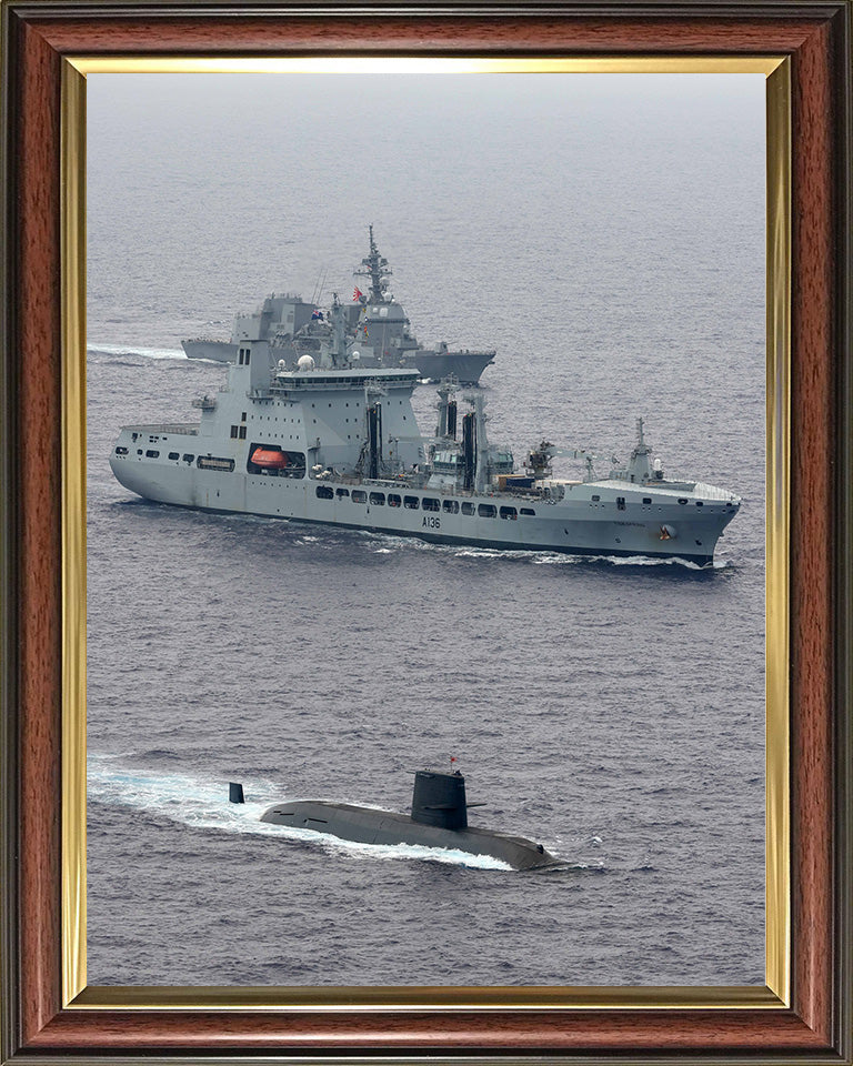 RFA Tidespring A136 | Photo Print | Framed Print | Tide class | Tanker | Royal Fleet Auxiliary Hampshire Prints