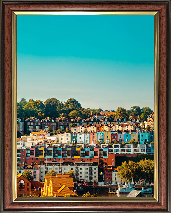 Colourful homes Hotwells Bristol Photo Print - Canvas - Framed Photo Print - Hampshire Prints