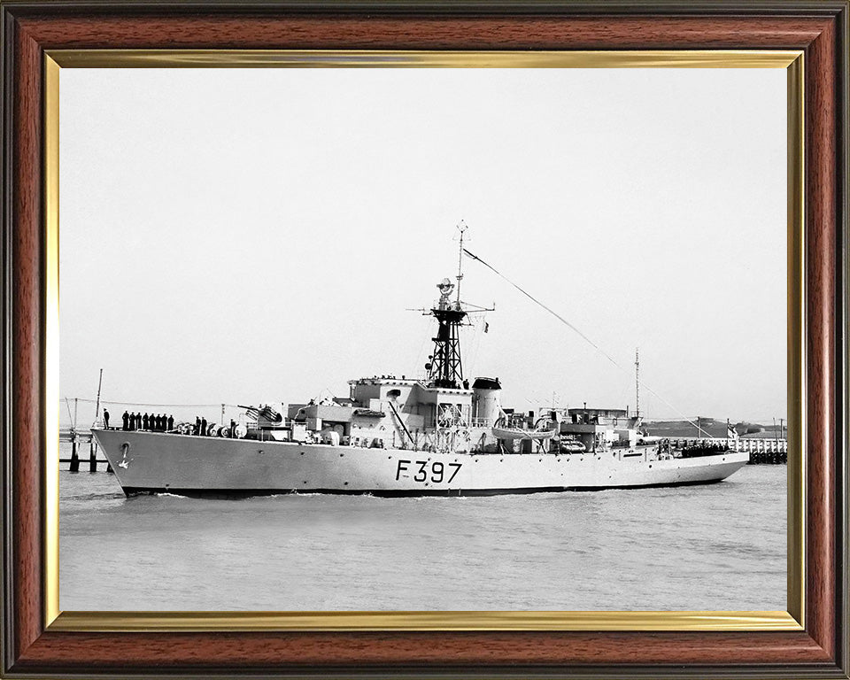 HMS Launceston Castle F397 (K397) | Photo Print | Framed Print | Castle Class | Corvette | Royal Navy Hampshire Prints