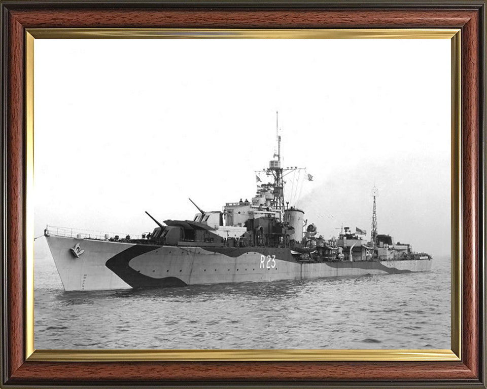 HMS Teazer R23 (F23) | Photo Print | Framed Print | T Class | Destroyer | Royal Navy Hampshire Prints