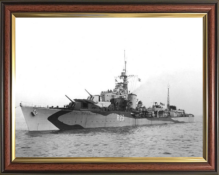 HMS Teazer R23 (F23) | Photo Print | Framed Print | T Class | Destroyer | Royal Navy Hampshire Prints