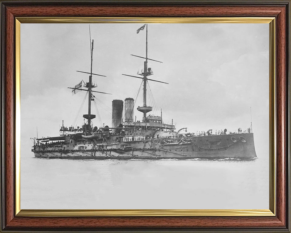 HMS Glory (1899) | Photo Print | Framed Print | Pre Dreadnought Battleship | Royal Navy Hampshire Prints