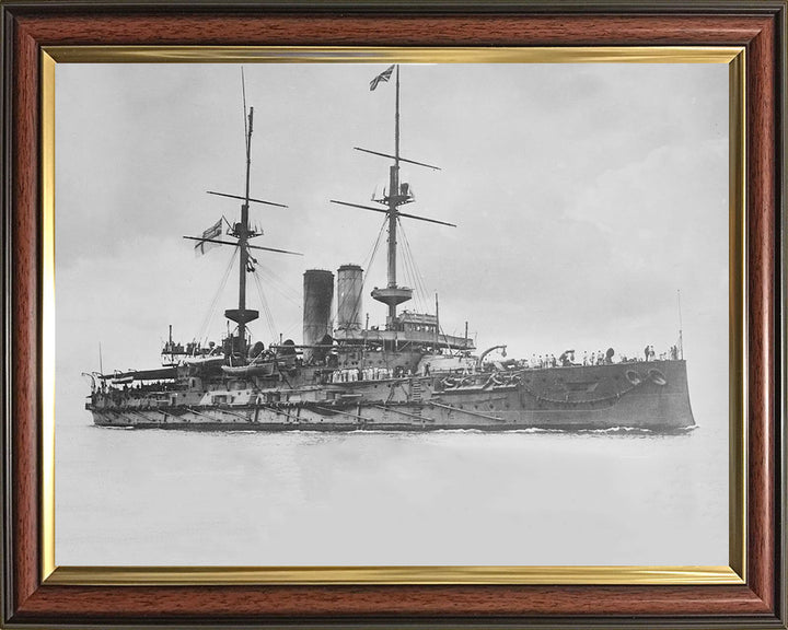 HMS Glory (1899) Royal Navy pre dreadnought Photo Print or Framed Print - Hampshire Prints