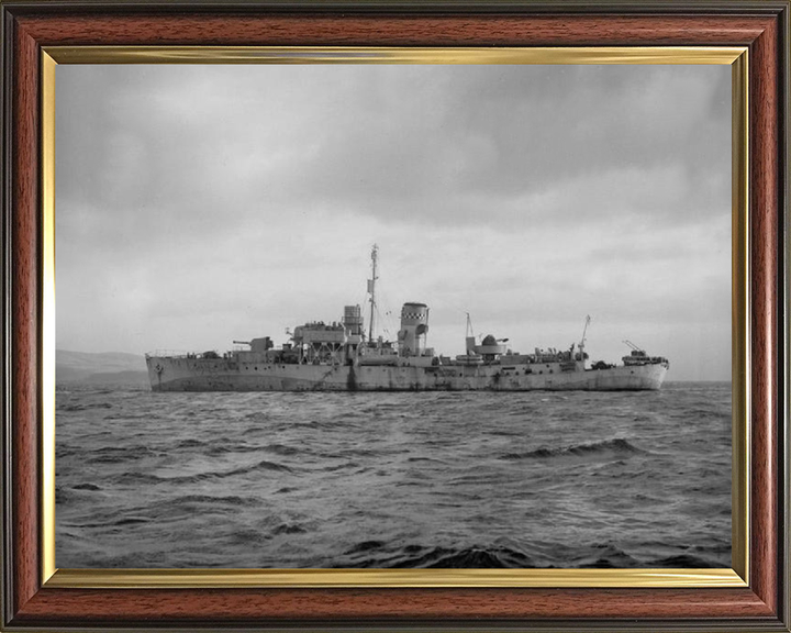 HMS Orchis K76 Royal Navy Flower class corvette Photo Print or Framed Print - Hampshire Prints