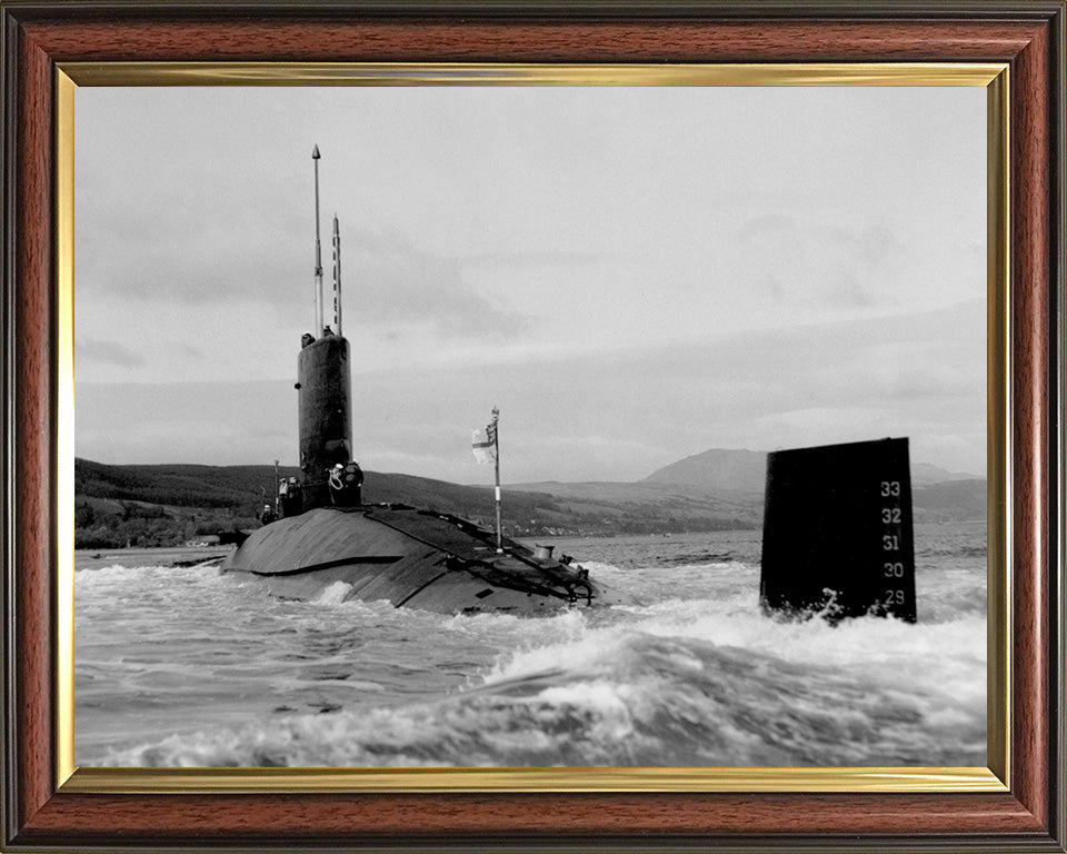 HMS Courageous S50 Royal Navy Valiant class Submarine Photo Print or Framed Print - Hampshire Prints