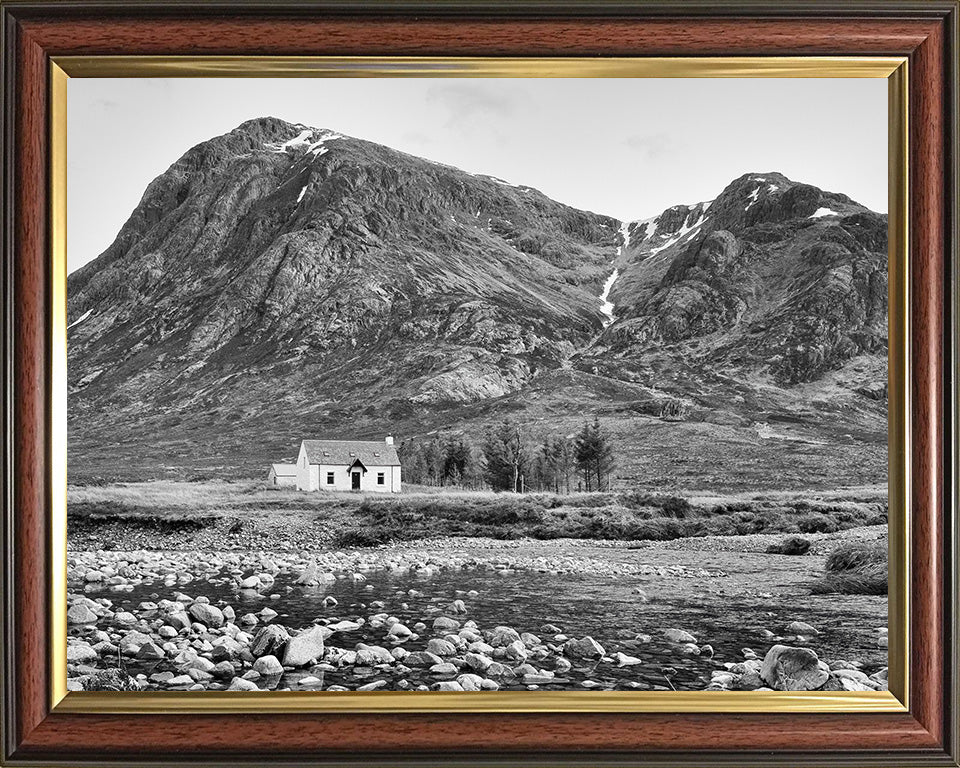 Cottage at Glancoe Scotland black and white Photo Print - Canvas - Framed Photo Print - Hampshire Prints