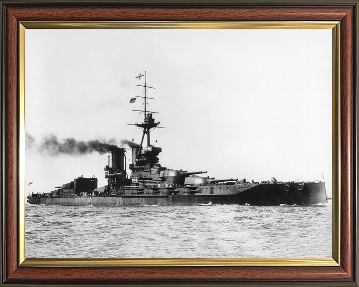 HMS Iron Duke (1912) Royal Navy dreadnought battleship Photo Print or Framed Print - Hampshire Prints