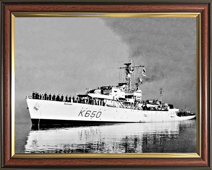 HMS Porlock Bay K650 Royal Navy Bay Class Frigate Photo Print or Framed Print - Hampshire Prints