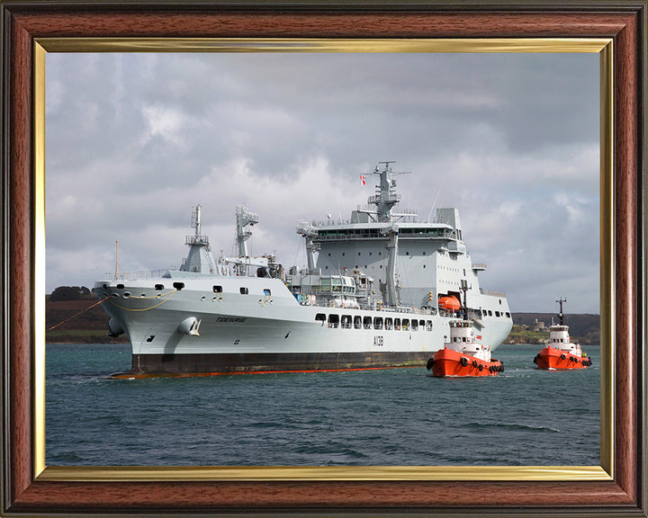 RFA Tidesurge A138 | Photo Print | Framed Print | Tide class | Tanker | Royal Fleet Auxiliary Hampshire Prints 10 x 8 Classic Frame No