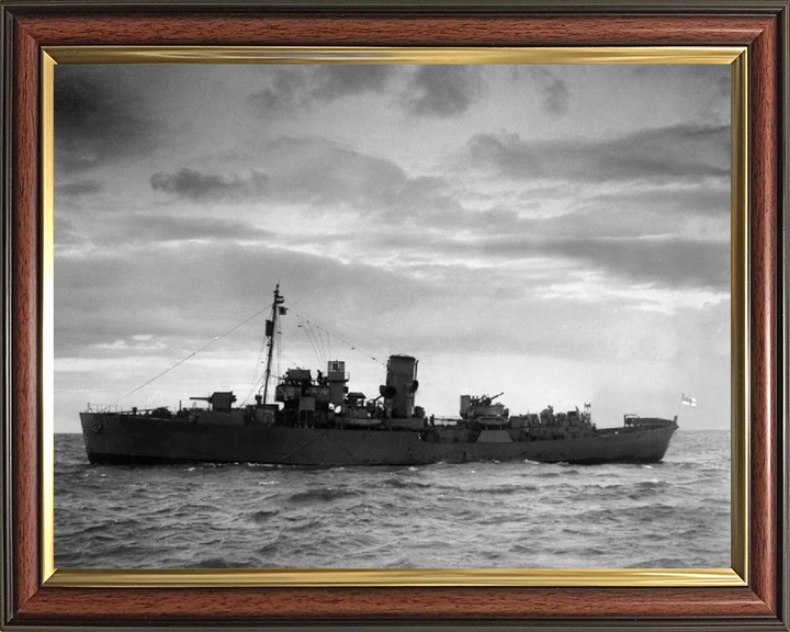 HMS Myosotis K65 Royal Navy Flower class corvette Photo Print or Framed Print - Hampshire Prints