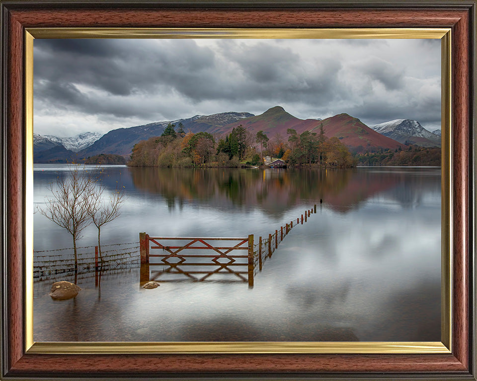 Derwentwater lake in the Lake District Cumbria Photo Print - Canvas - Framed Photo Print - Hampshire Prints