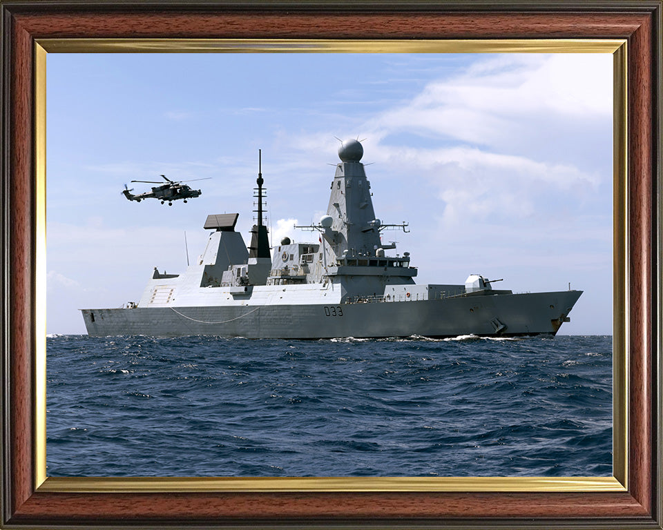 HMS Dauntless D33 Royal Navy Type 45 destroyer Photo Print or Framed Print - Hampshire Prints