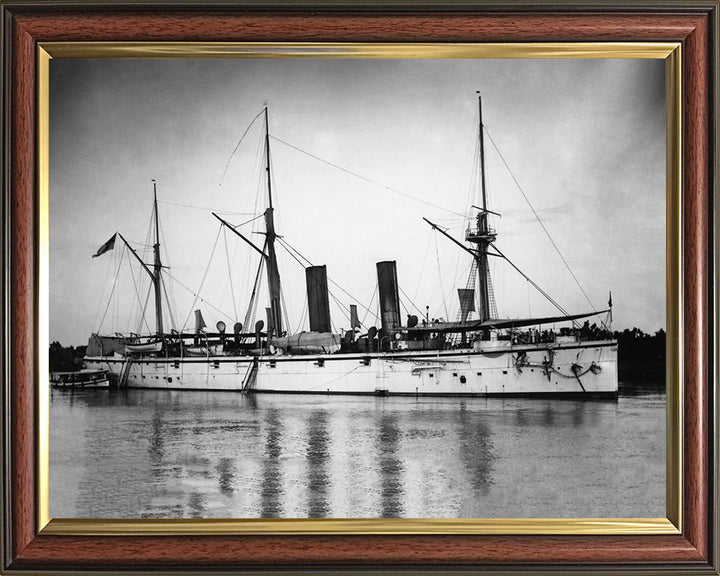 HMS Mercury (1878) | Photo Print | Framed Print | Poster | Iris Class | Cruiser | Royal Navy Hampshire Prints