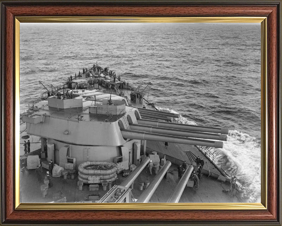 HMS Rodney (29) Royal Navy Nelson class battleship Photo Print or Framed Print - Hampshire Prints