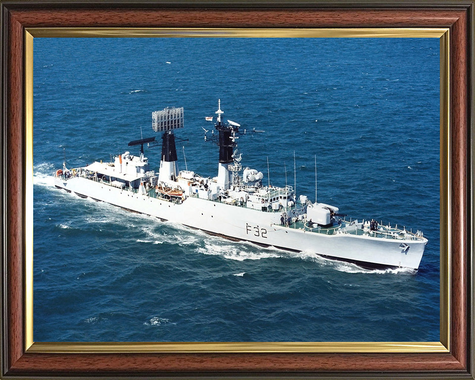 HMS Salisbury F32 Royal Navy Salisbury class Frigate Photo Print or Framed Print - Hampshire Prints