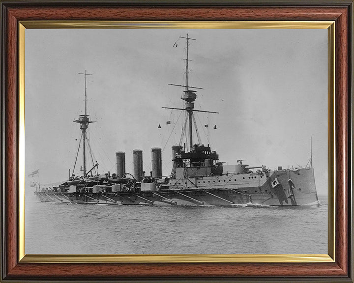 HMS Achilles (1905) Royal Navy Warrior class armoured cruiser Photo Print or Framed Photo Print - Hampshire Prints