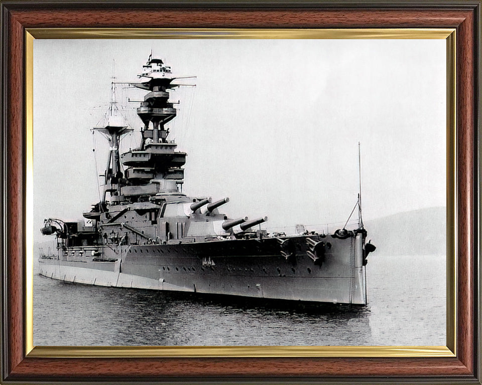 HMS Royal Oak (08) Royal Navy Revenge class battleship Photo Print or Framed Print - Hampshire Prints